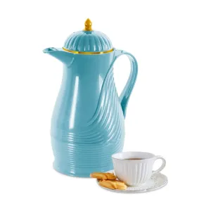 MILTON Minar 1000 Plastic Insulated Flask,1000ml, Special Blue | BPA Free | Food Grade | 