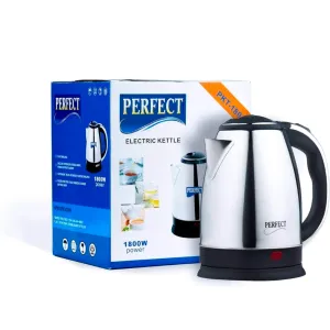 PERFECT 1.8 Litres Electric Kettle 1500W | Automatic Cut-off | Stainless Steel | Rotatab