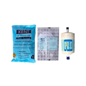 KENT gold original Spare Kit UF membrane, carbon pack & Sediment pair 4000 L Gravity Based