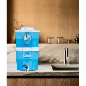 KENT Gold Optima (11016) 10 L Gravity Based + UF Water Purifier (White, Blue)