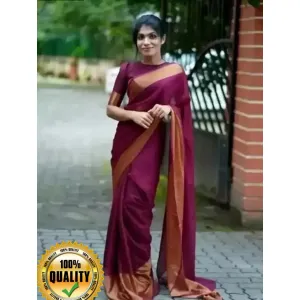 Classic Chiffon Saree with Blouse piece