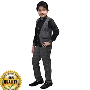 Zolario Boys Clothing Set 3 Piece Dress for Boys, Set of Coat, Pant  Shirt, Ideal for Wedd