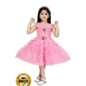 Stylish Girls Cotton Blend Dress