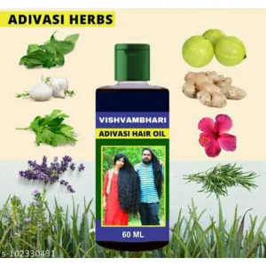 Adivasi Ayurvedic Herbal Hair Oil for Women and Men for Shiny Hair Long - Dandruff Control