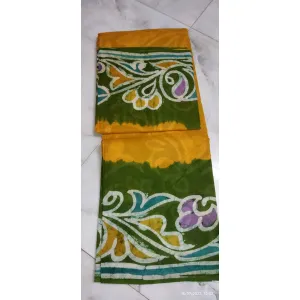 Pure cotton batick saree