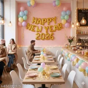 PARTY BOX Happy New Year Balloon Decoration Kit 1