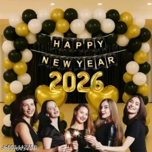 BUSINESS SQUAD New Year 2026 Decoration Combo Set