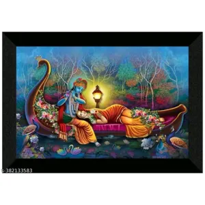 SAF Radha Krishna religious modern art UV textured