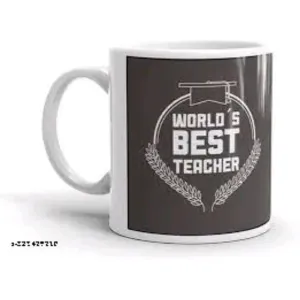 World's Best Teacher Coffee Mug 350 ml with key chain