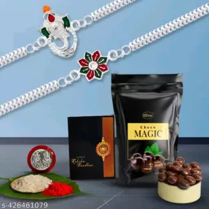 Effete Rakhi Combo with Chocolate & Gift Card