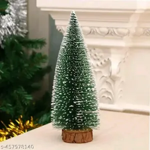 SATYAM KRAFT Artificial Mini Christmas Tree Miniature Table Decor