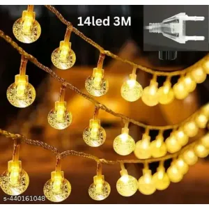 ITSAPNA Pack of 1 14 LED Crystal Balls String Lights