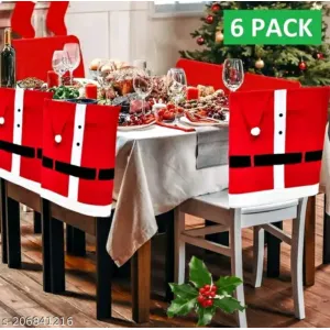 ROYAL HAPPY TEXO Santa Dress Dining Chairs - Set of 6