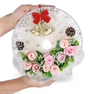 SAU RANG INDIA Christmas Wreath for front door - 10 inch