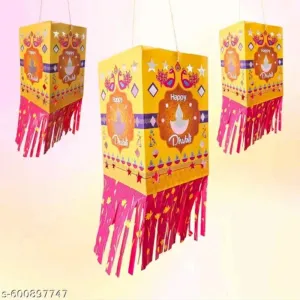 Paper Kandeel Lantern Decoration - Pa k of 5 