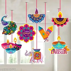 Zyozi Diwali Decorations Kit 8 pcs