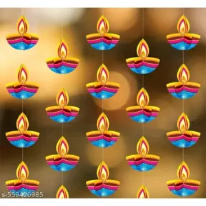 3D Deepak Frills Garland Series - Pack of 4