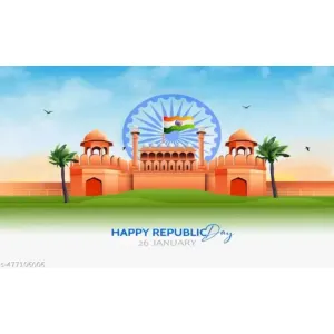 SWADESI DECOR Backdrop for 26 Jan Celebration