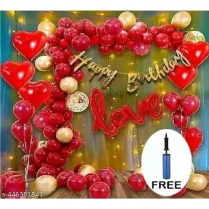 ANSH TRADERS Happy Birthday Decoration Combo