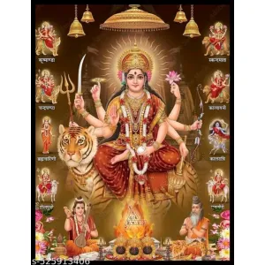 Mata Ji Wooden Photo Frame A4 Size
