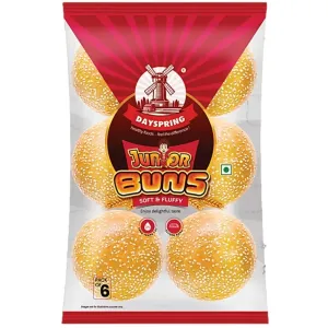 Dayspring Junior Burger Buns 300g (6 Pcs)