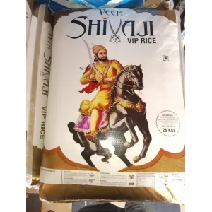 Shivaji VIP setim Rice Sona Masoori 25Kg ( 1Years Old Rice ) Pink