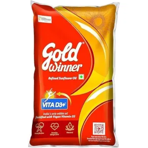 Gold Winner Refined Sunflower Oil, 1L