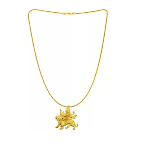 Durga Maa Locket with Gold Plated Chain