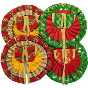  Stylish Bal Gopal, Kanha Ji, Thakur ji, Laddu Gopal Dress Combo of 4pc
