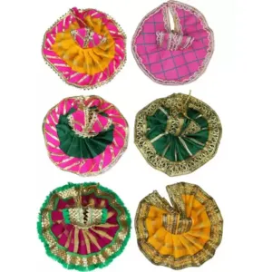  Stylish Bal Gopal, Kanha Ji, Thakur ji, Laddu Gopal Dress Combo 6 Pc Fancy Dress