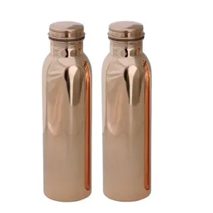 DVM Pure Copper Leak proof Water Bottle 1 Ltr Set of 2
