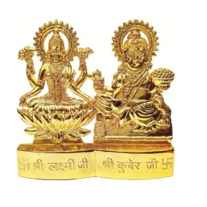 Rci Handicrafts Laxmi Kuber Ji Idol for Puja and Decoration 10cm