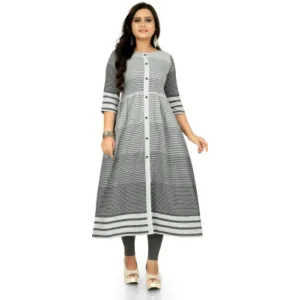 Rangrasiya Tex Women Striped Anarkali Kurta