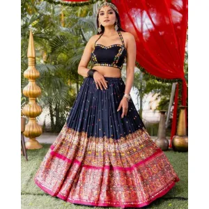 PRESERNTING NEW  STYLISH DESIGNER  DIGITAL PRINTED WORK LAHENGA CHOLI WITH DUPATTA