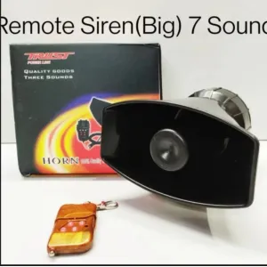 Remote control police siren