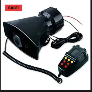 Police siren with mic 
