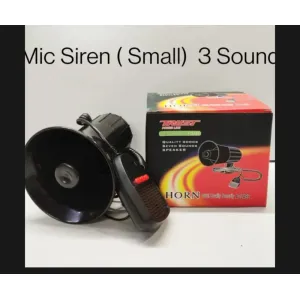 Police siren with 3 sound 