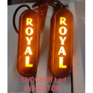 Shocker led with indicator for royal bike 