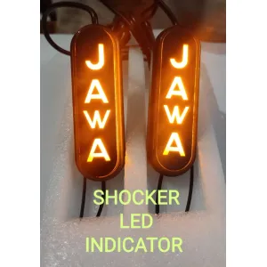 Shocker led with indicator for jawa 