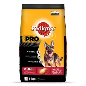 PEDIGREE PRO Expert Nutrition, Active Adult Dogs (18 Months Onwards)( 10kg)