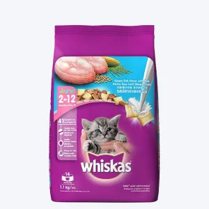 Whiskas Junior Ocean Fish Dry Kitten Food (3 kg) 