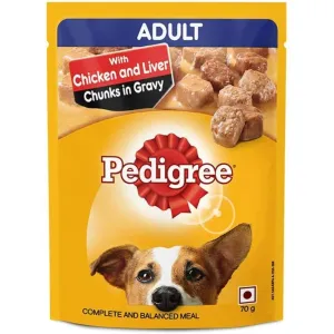 Pedigree Gravy- (for Adult) Chicken Chuns in Gravy