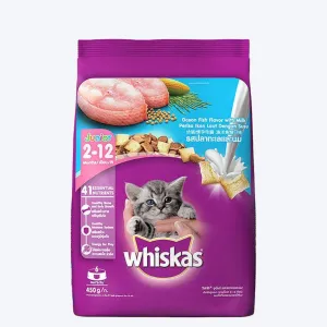 Whiskas

Whiskas Junior(2-12m) Ocean Fish Dry Kitten Food (450 g) 