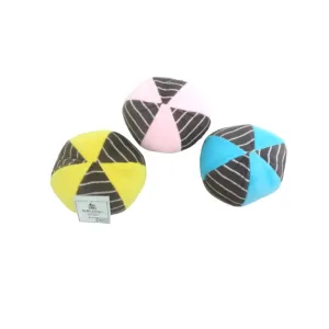 Plush Ball Shape Pet Squeaky Sound Toys Interactive Cat Dog Toy