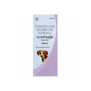 Intas Ambiflush Ear Cleaner for Dogs – 100 ml