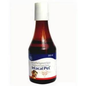 Intas Intacal pet calcium syrup 200ml

