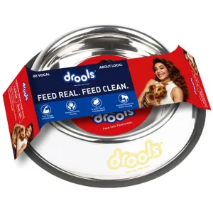 Drools 850ml Stainless Steel dog feeding Bowl Large