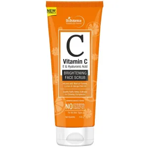ST. BOTANICA - VITAMIN C E & HYALURONIC ACID BRIGHTENING FACE SCRUB (100 GM)