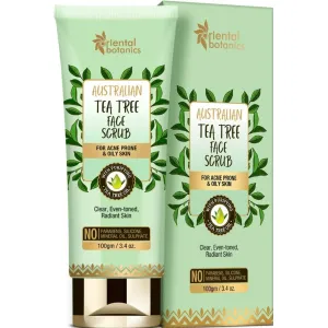 ORIENTAL BOTANICS – AUSTRALIAN TEA TREE FACE SCRUB (100 GMS)
