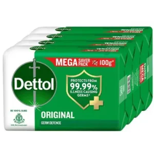 Dettol - Soap Pack of 5 (100 Gms Each)